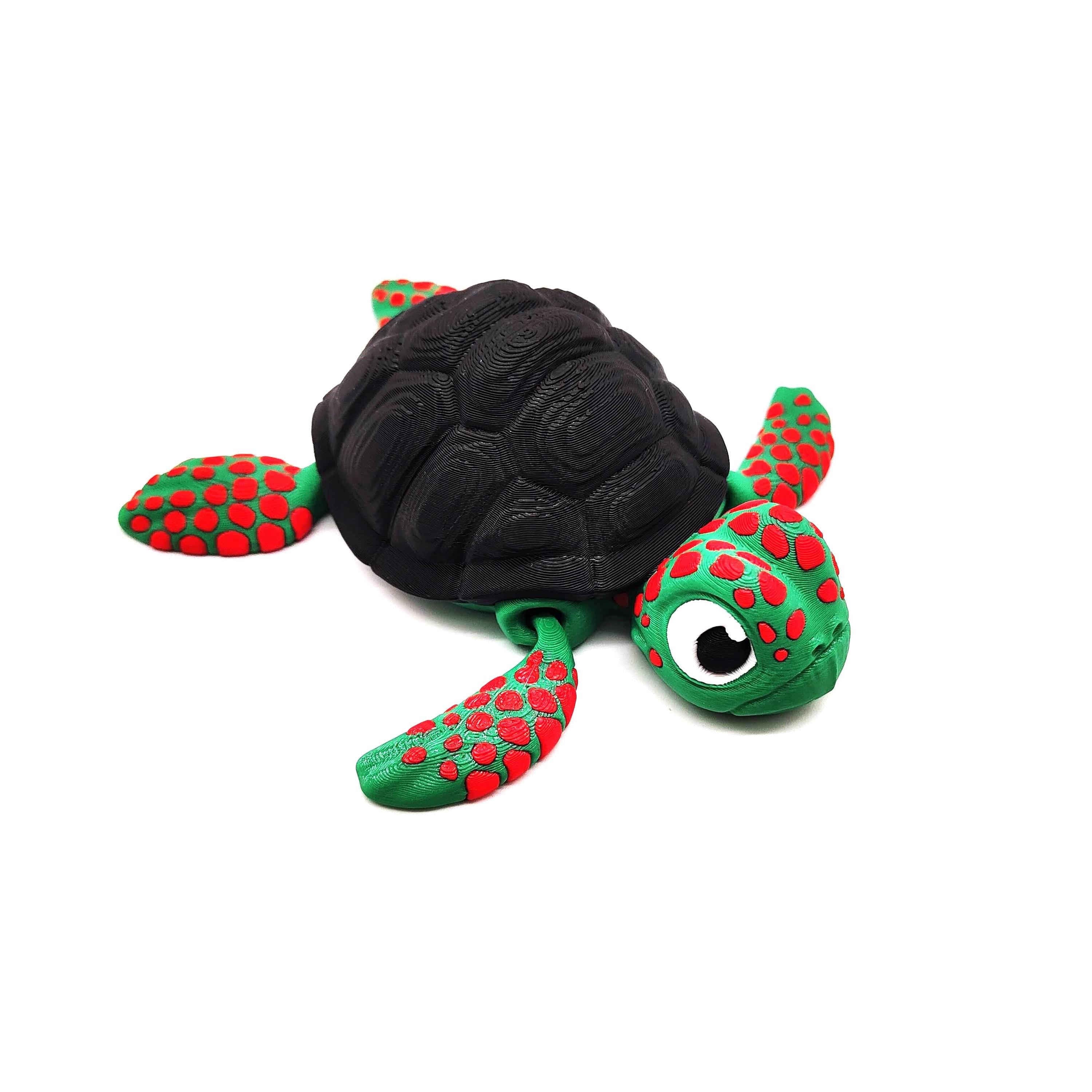 Articulated Turtle – Flexible, Handcrafted Turtle Figure for Play, Display, or Collecting – Perfect Gift for Turtle Lovers